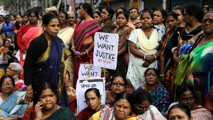 Protest in support of dalit rights