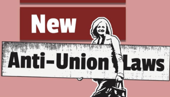 Truss anti-union laws graphic