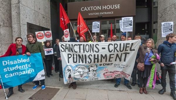 Benefit protest