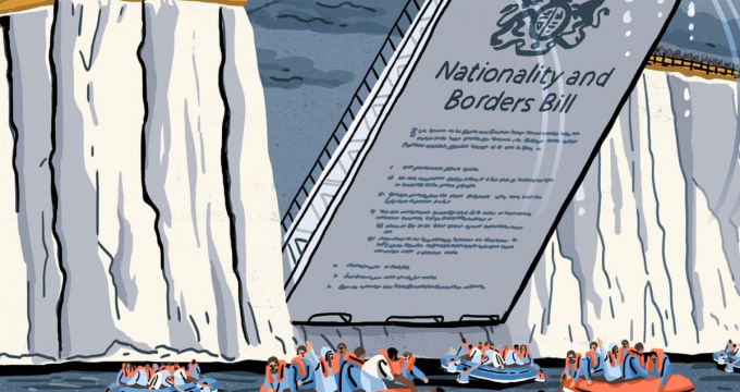 Borders Bill cartoon