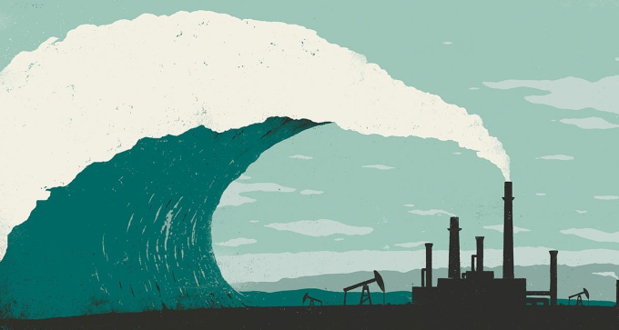Factory and climate wave