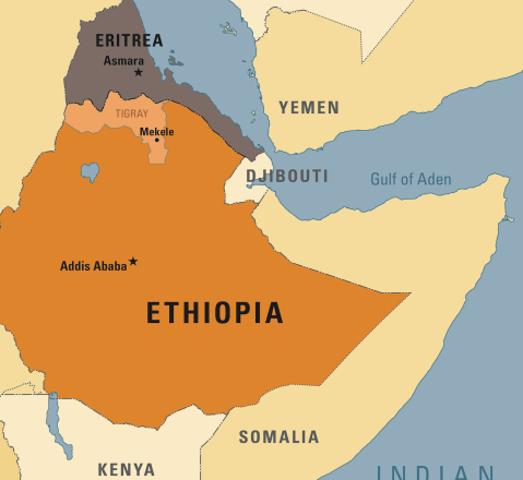 Ethiopia map
