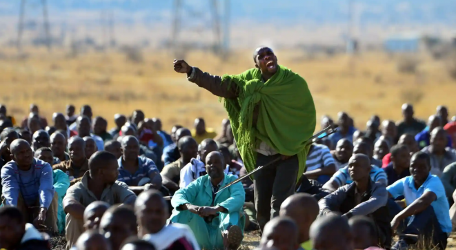 Mgcineni Noki and Marikana miners