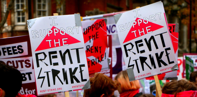Rent strike