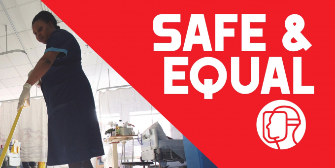 Safe and Equal graphic