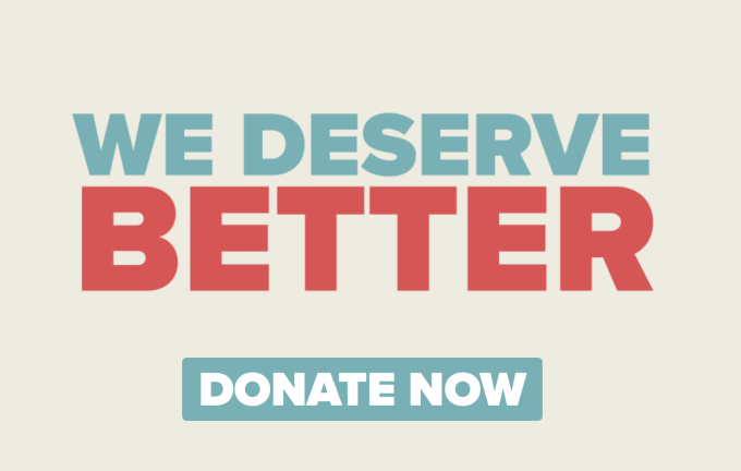 We deserve better
