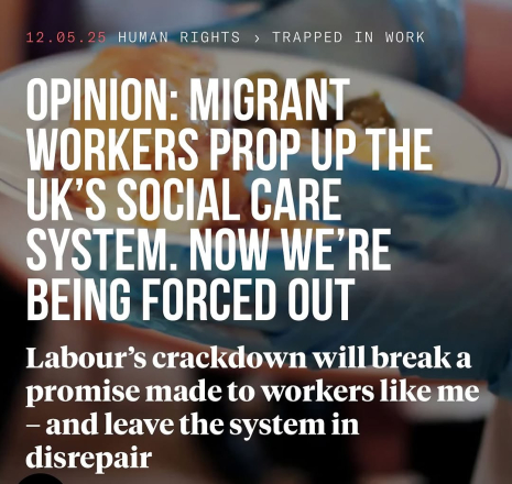 We need care workers, not Starmer's demagogy | Workers' Liberty