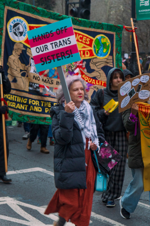 Trans rights demonstration