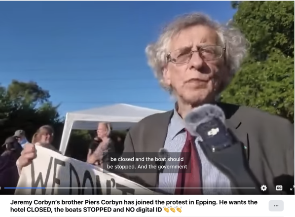 Piers Corbyn at Epping