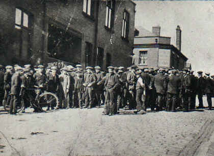 Miners on strike