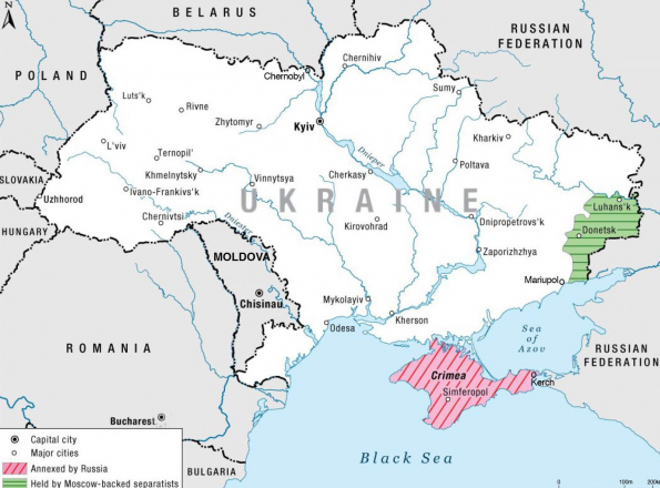 Map of Ukraine