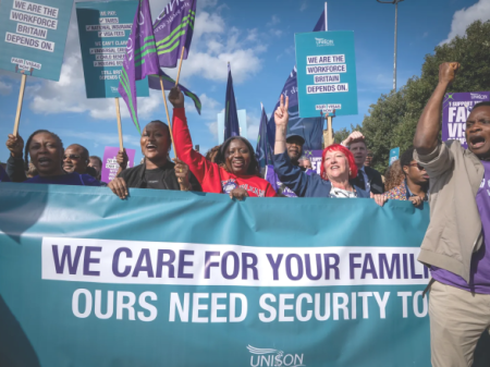Unison Labour conference protest