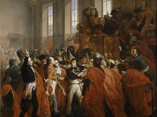 Bonaparte at the Council of Five Hundred at Saint-Cloud by François Bouchot,