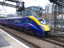 Photo of a Hull Trains train in a platform