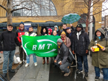 RMT cleaners strike