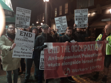 Two States demo in solidarity with the Palestinians