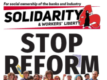 Stop Reform — solidarity front cover