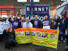 Barnet housing maintenance strikes