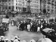 Parade during Harlem Renaissance