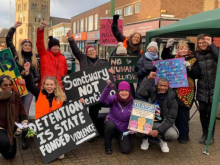 Demonstration in Consett, 4 December