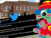 Hertfordshire library alien