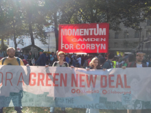 Green New Deal banner