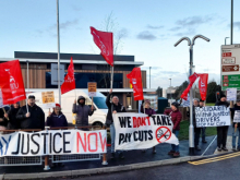 IWGB Just Eat couriers' protest