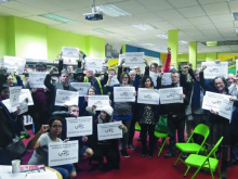 Lewisham momentum supporting the Southern Rail strike