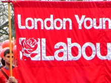 Young Labour banner