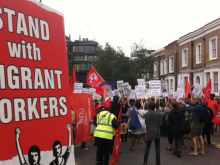 Migrant workers' action