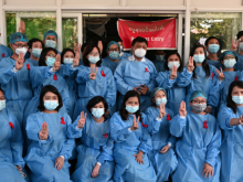 Strikers in Myanmar 