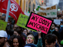 US abortion rights protest