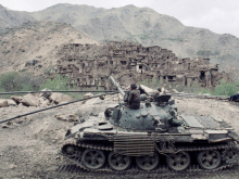 Russian tank in Afghanistan