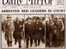 October 1925 Mirror front page