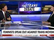 "Feminist" Julia Beck on the far-right Tucker Carlson's show