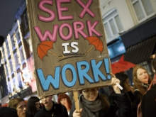 Sex workers' protest