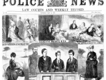 "Young men charged with appearing in Women's Clothes" — Illustrated Police news, 14 May 1970