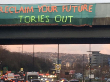Tories out banner