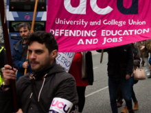 UCU demonstrators