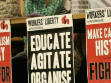 Workers' Liberty placards
