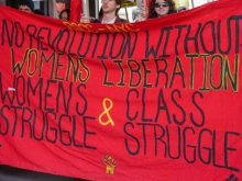 Women's liberation banner