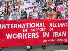 Alliance for Iran Workers banner