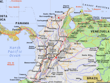 colombia map