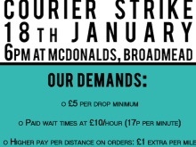 Deliveroo strike