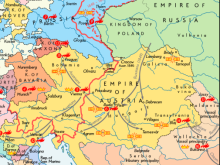 East central Europe in 1848