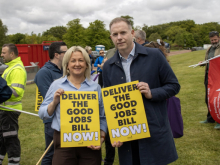 Sinn Fein MP supporting the Good Jobs Bill