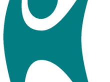 Stylized humanist symbol showing a simplified human figure with raised arms, rendered in teal. The abstract shape suggests a person celebrating, reaching upward, or expressing freedom and human potential.