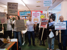 Southwark protest