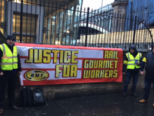 Justice for Rail Gourmet workers