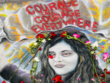 Mahsa Amini mural